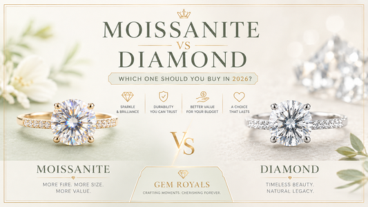 Moissanite vs Diamond
