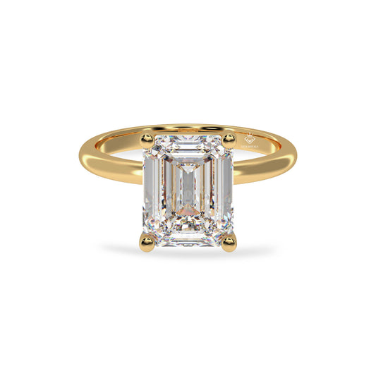emerald cut engagement ring