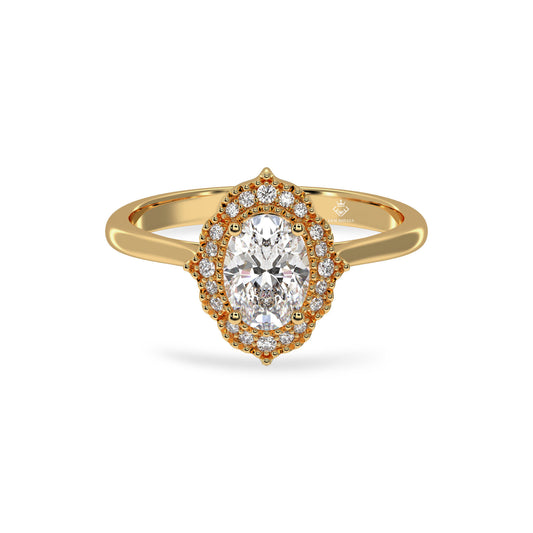 oval engagement ring