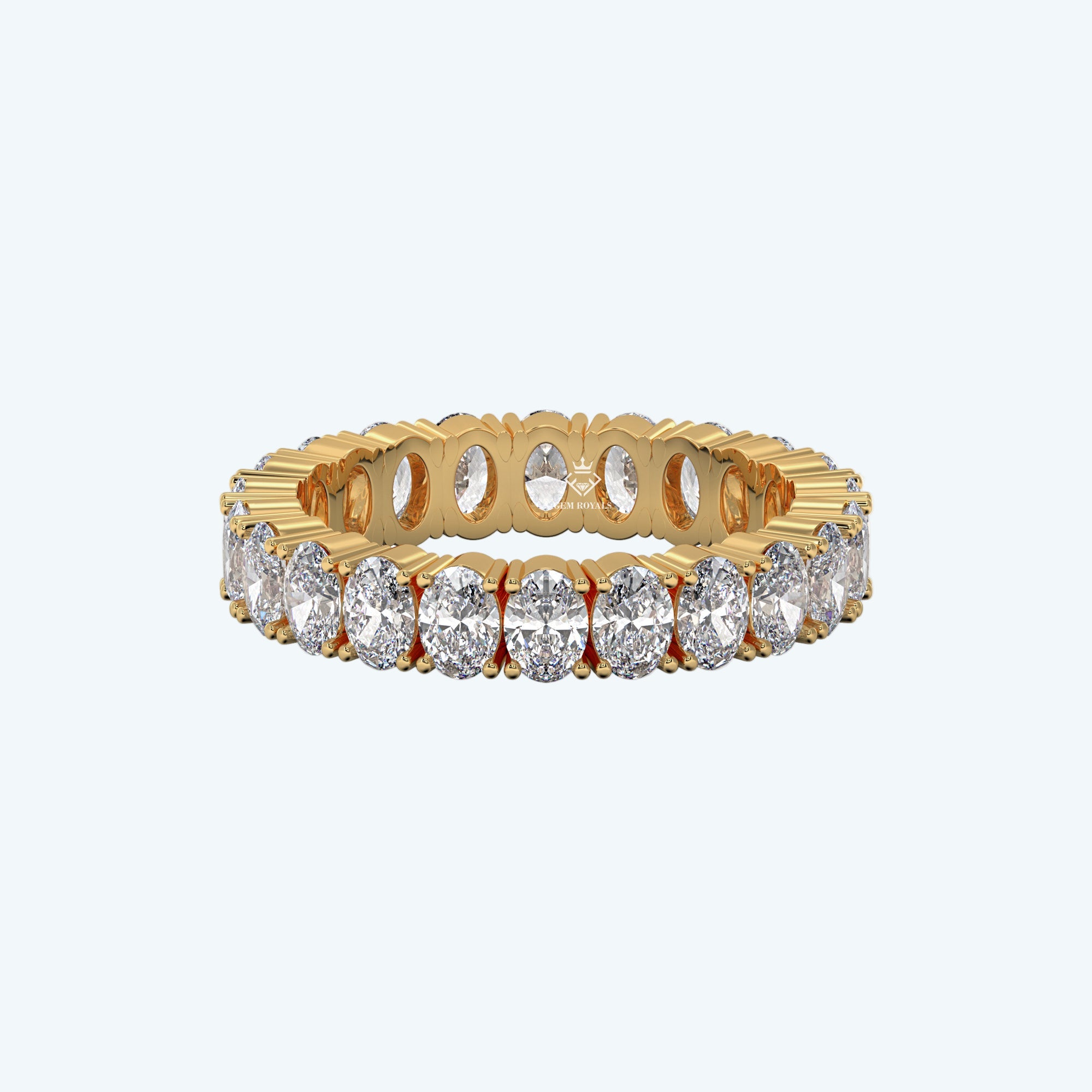 4 Carat Diamond Eternity Wedding Ring For Her