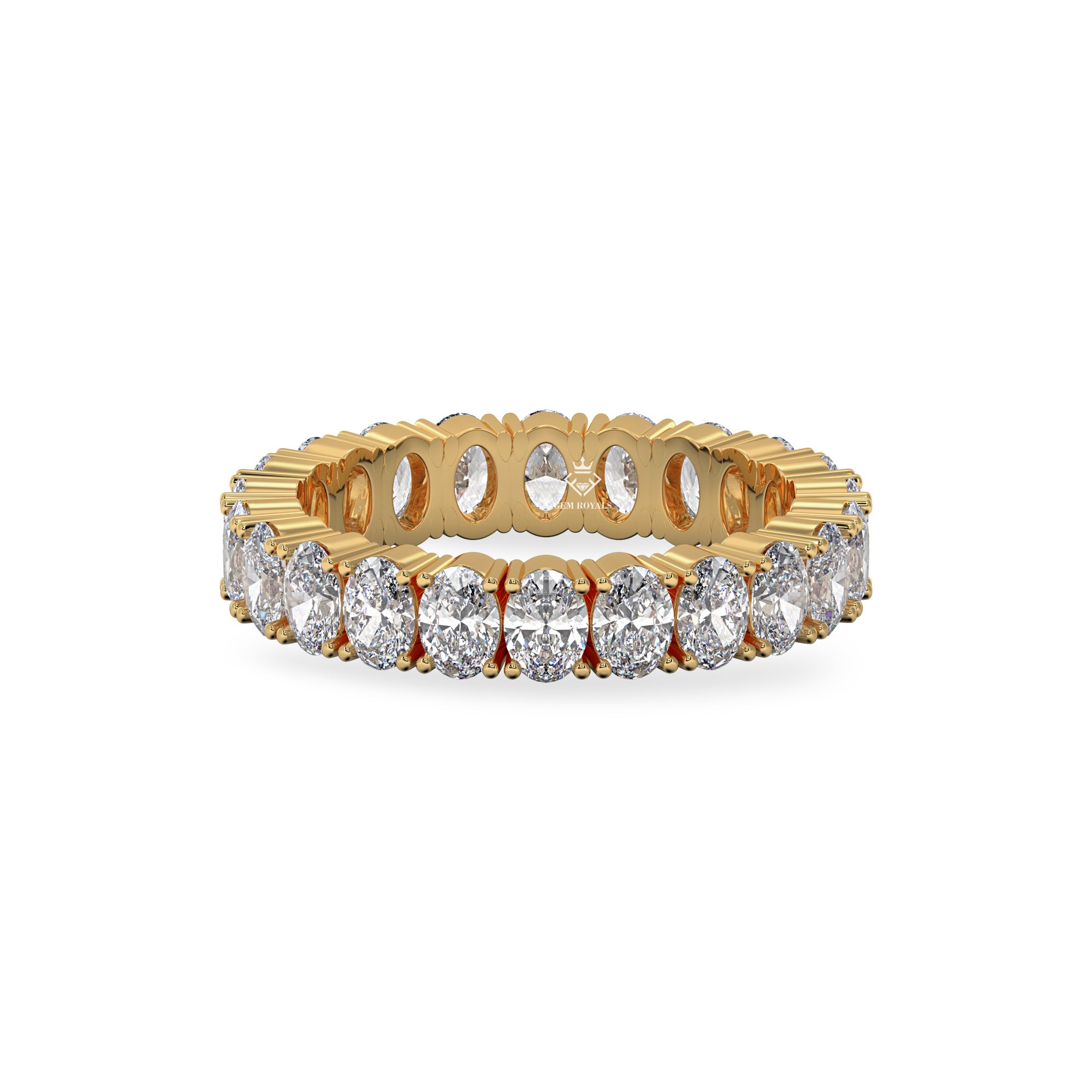 4 Carat Diamond Eternity Wedding Ring For Her