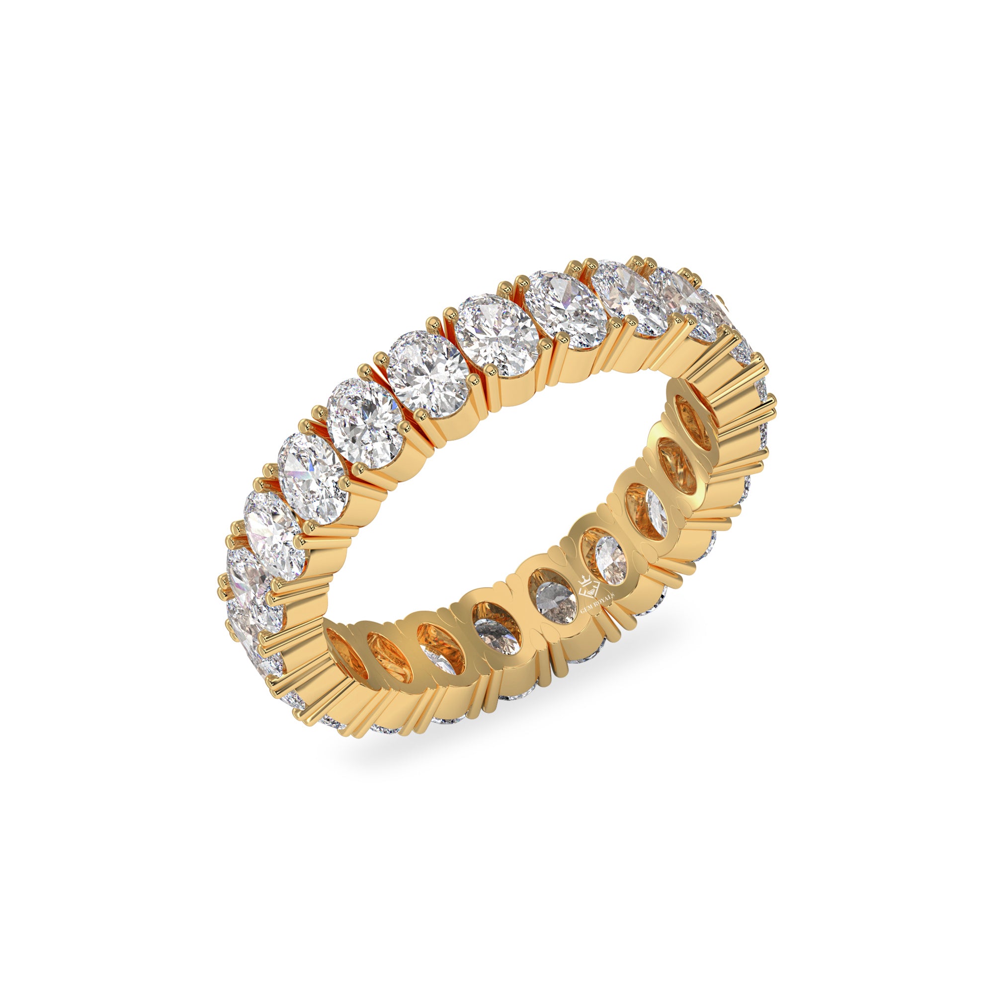 4 Carat Diamond Eternity Wedding Ring For Her