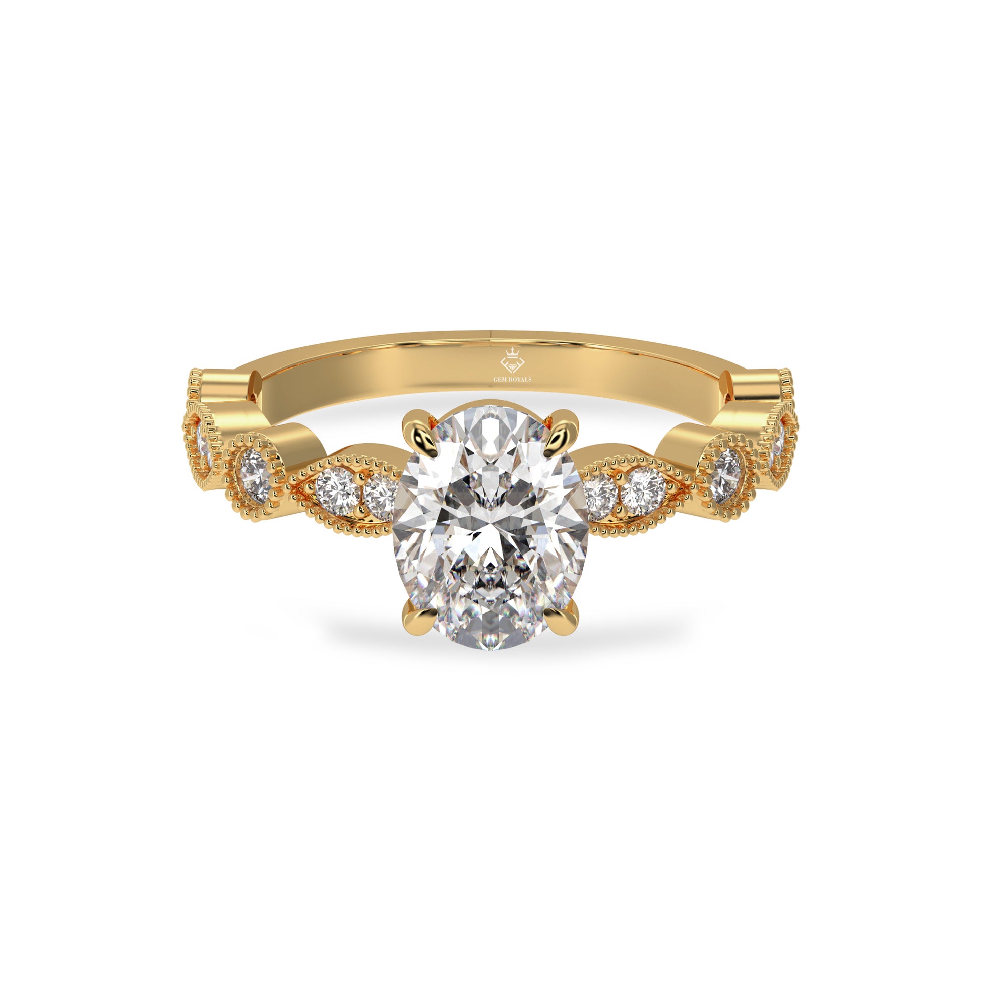 oval engagement ring