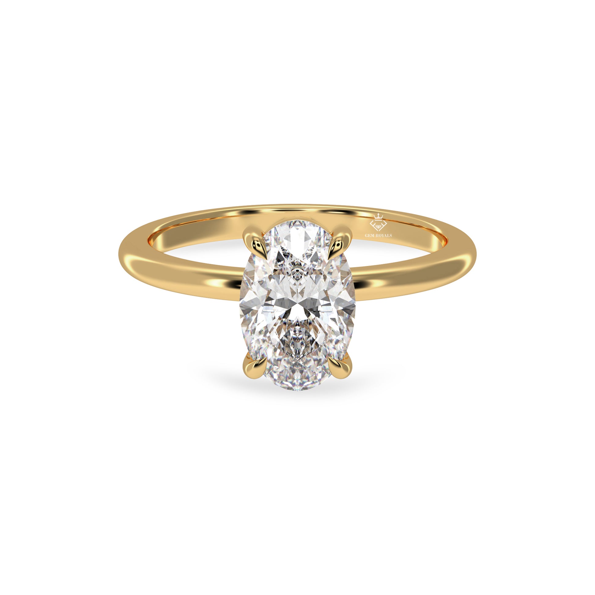 oval diamond enagement ring