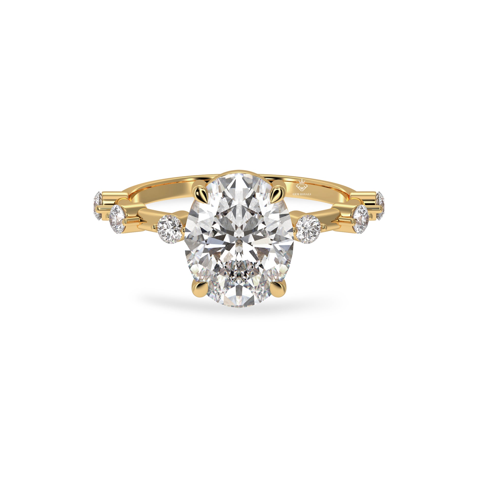 oval engagement ring