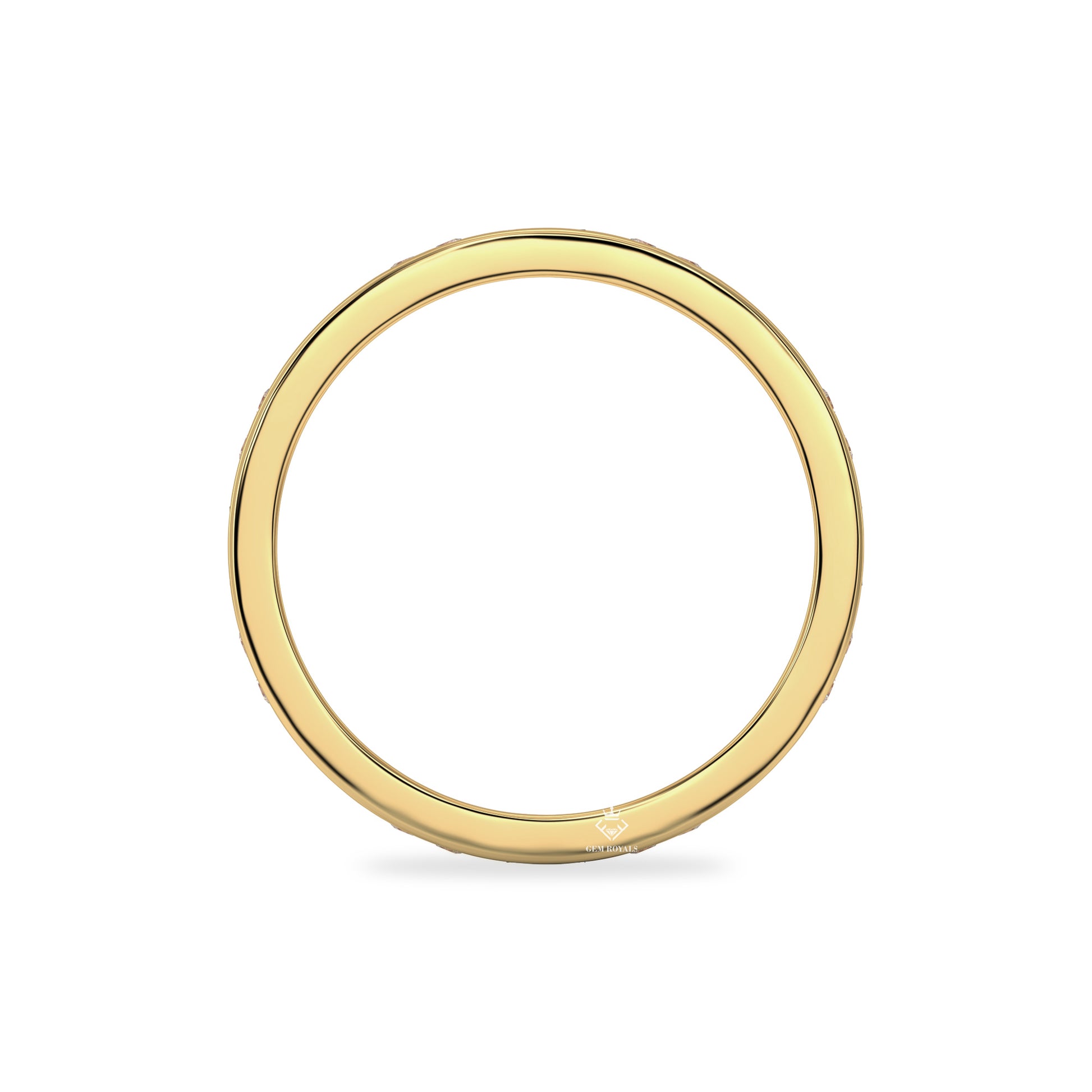 0.54 Carat Baguette, Marquise And Round Diamond Eternity 14K Gold Wedding Band For Women