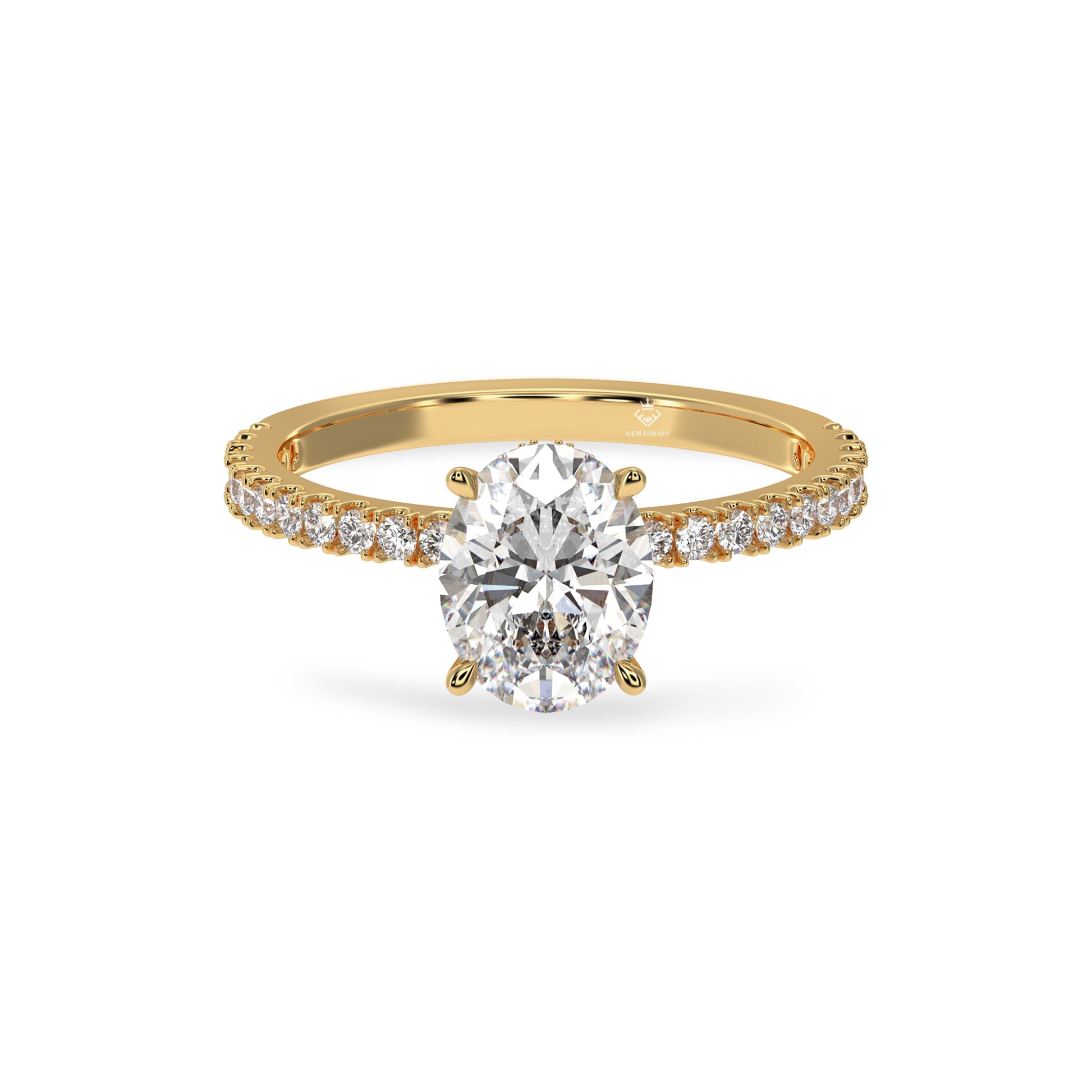 oval engagement ring