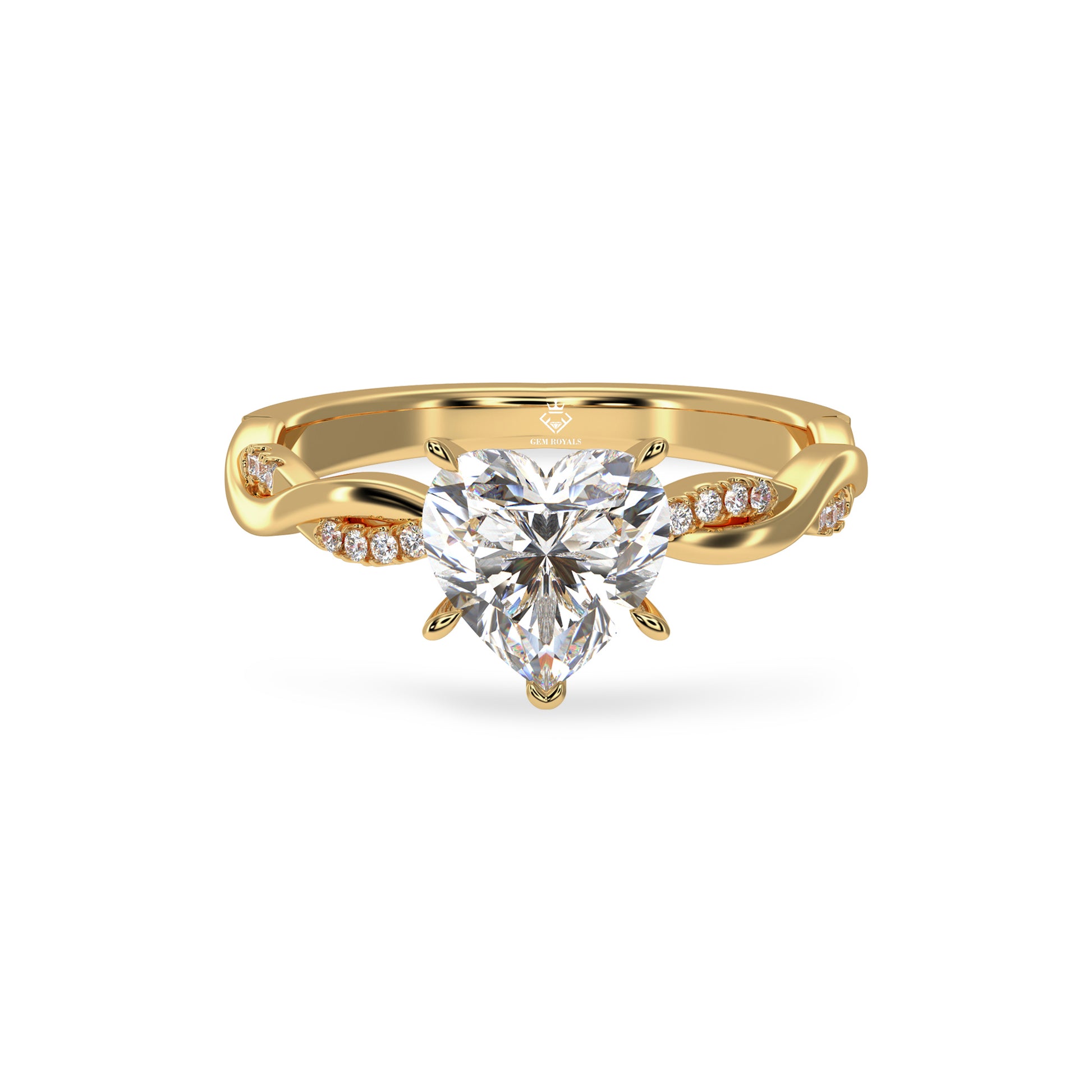 heart diamond ring
