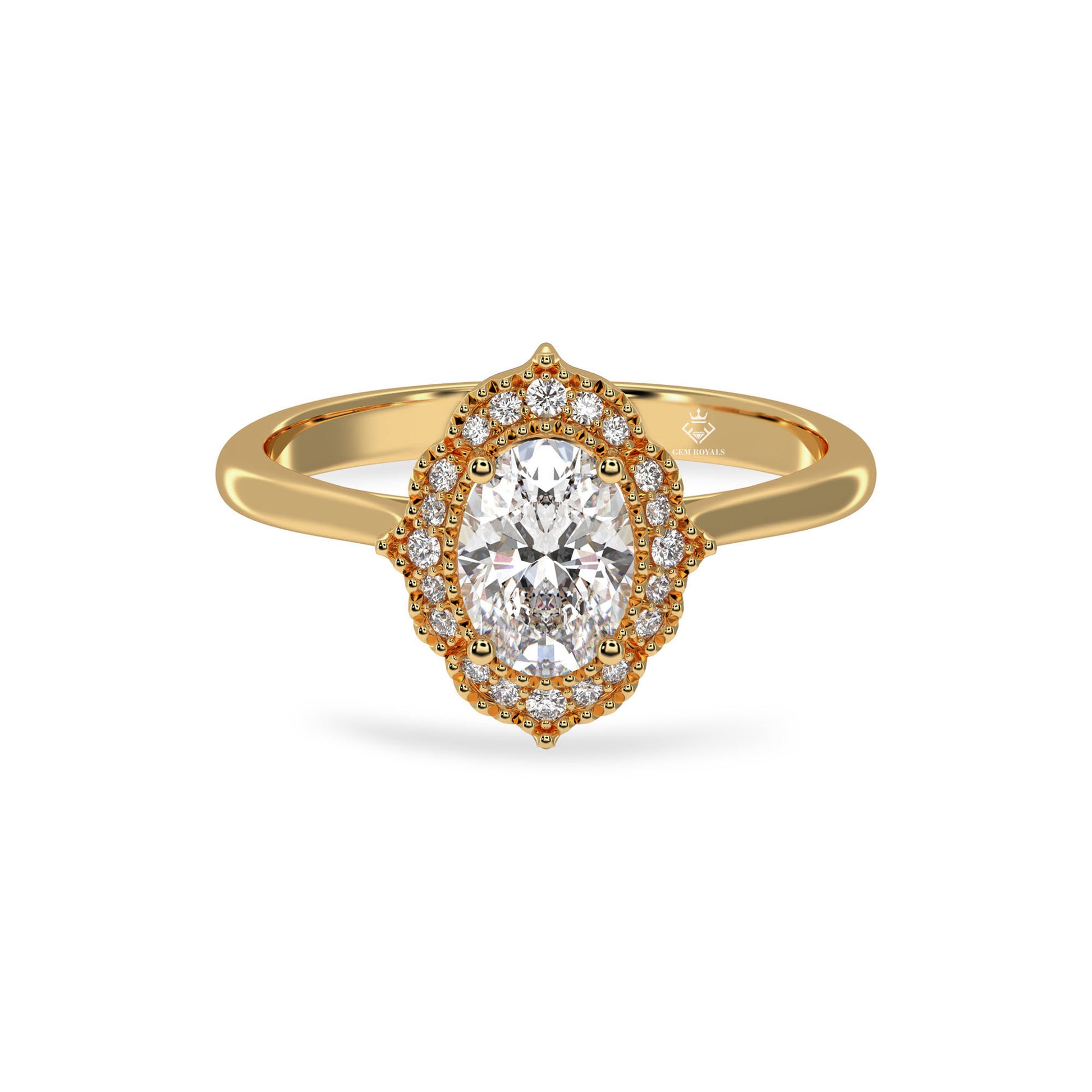 oval engagement ring
