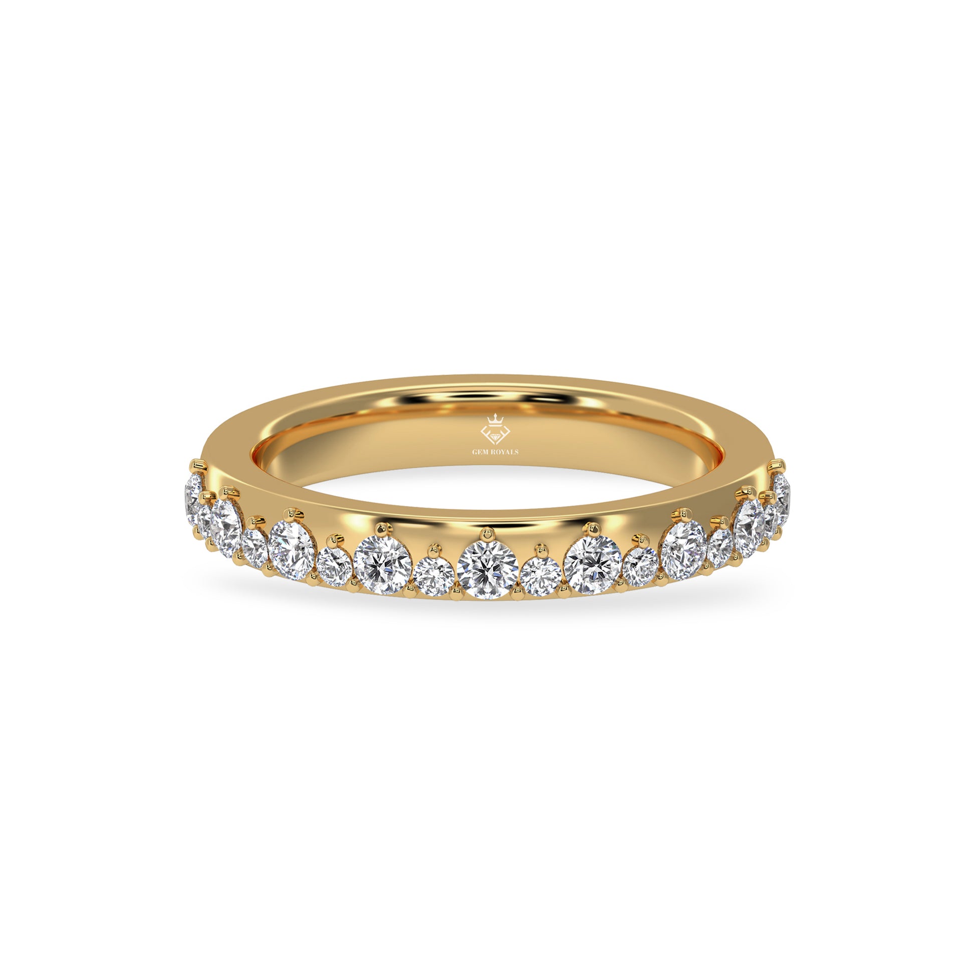 round diamond band