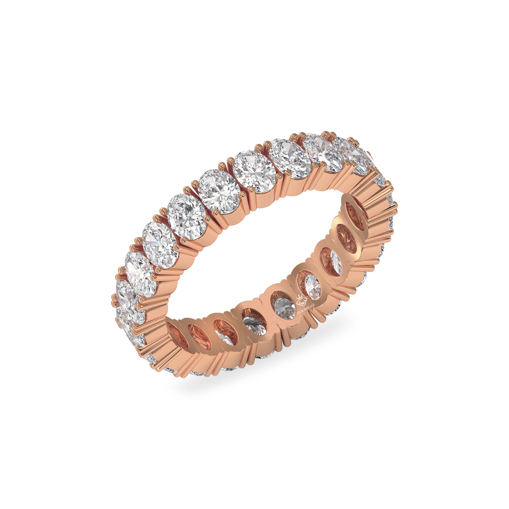 4 Carat Diamond Eternity Wedding Ring For Her