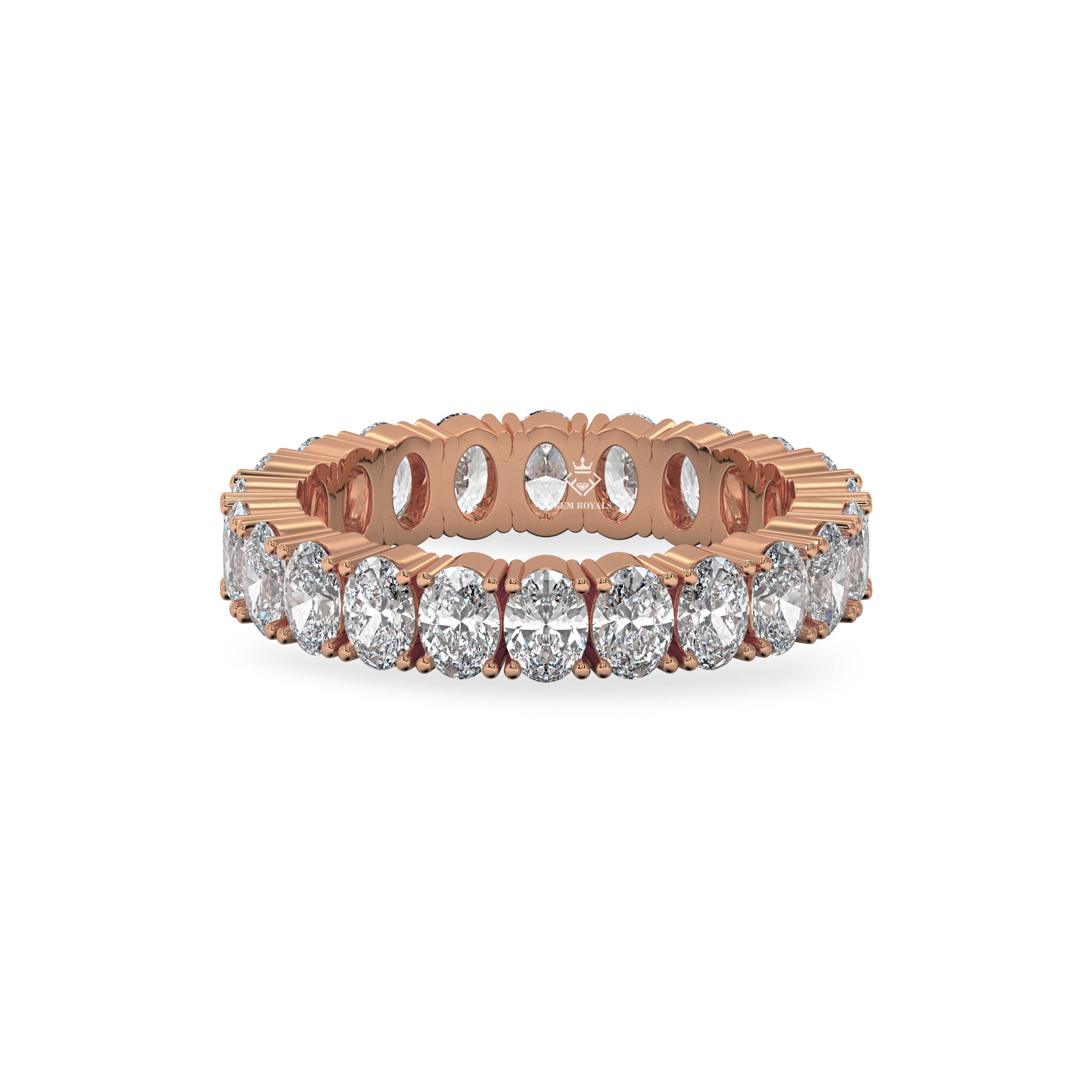 4 Carat Diamond Eternity Wedding Ring For Her