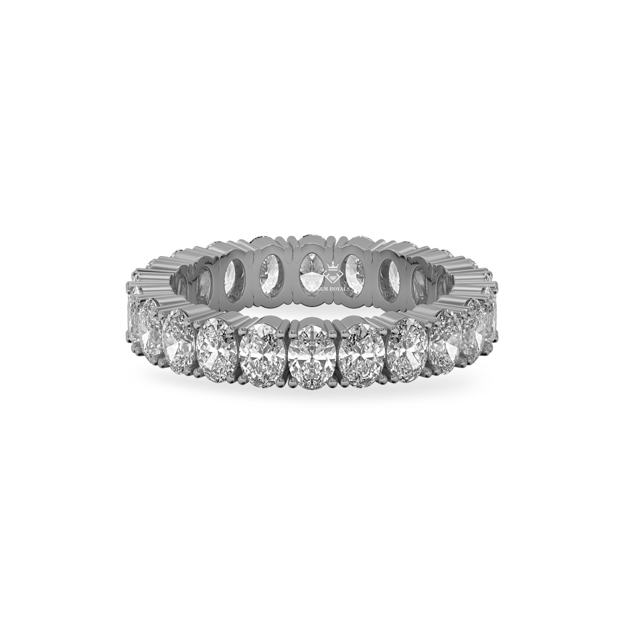 4 Carat Diamond Eternity Wedding Ring For Her