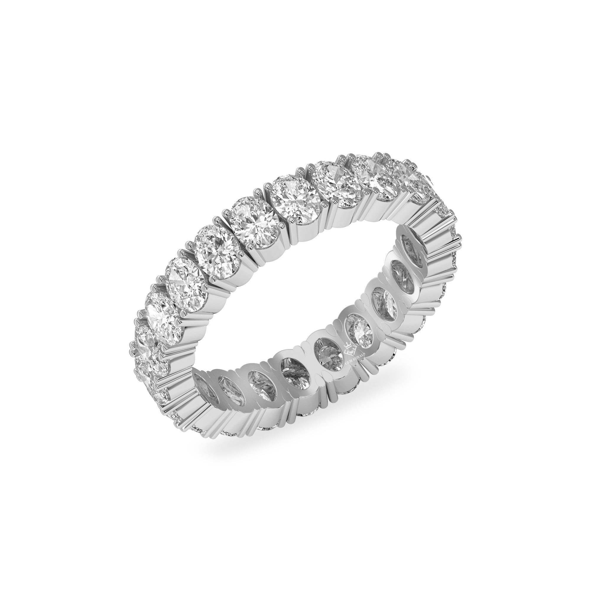 4 Carat Diamond Eternity Wedding Ring For Her
