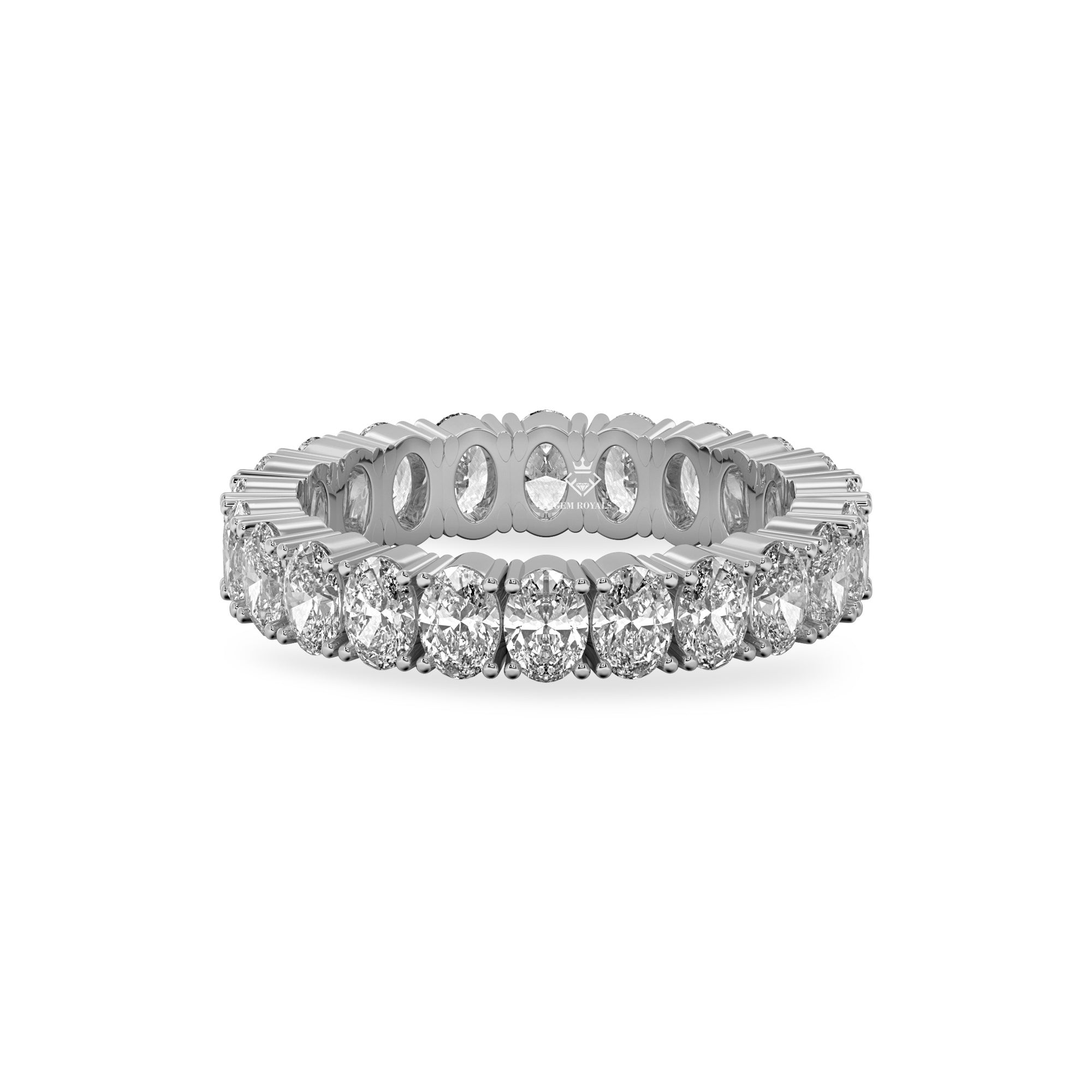 4 Carat Diamond Eternity Wedding Ring For Her