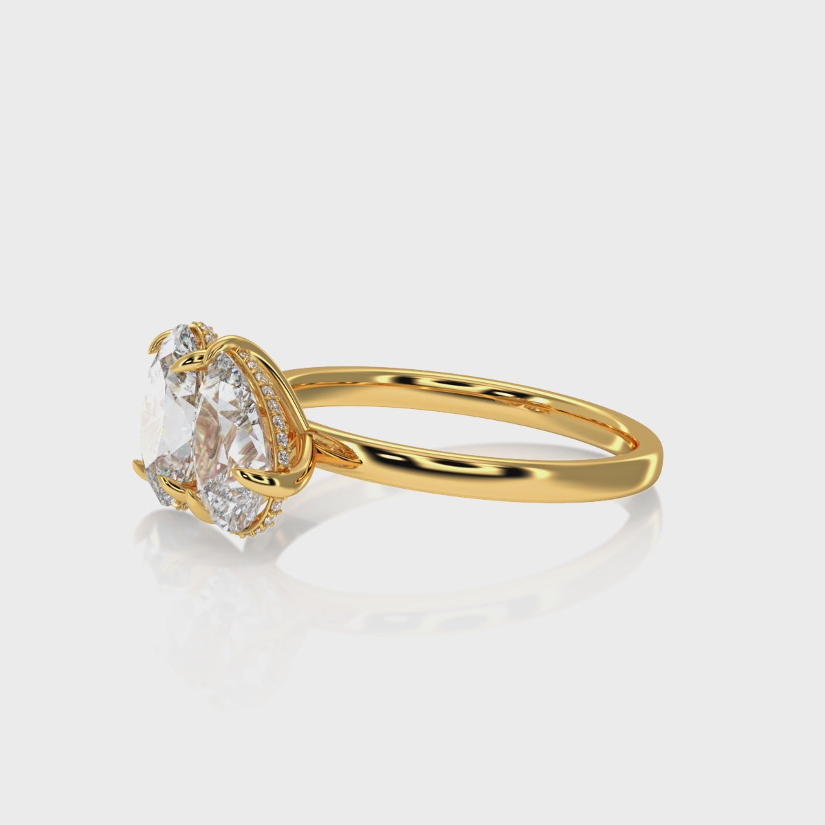 360 video of toi et moi engagement ring